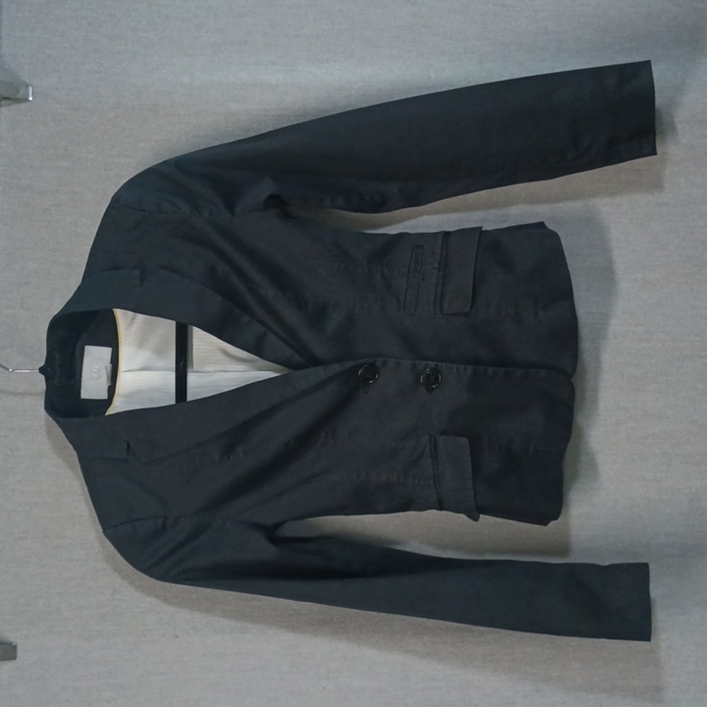 H&M Size 2, 2 Button, Black, Blazer w/4 Pockets & 2 Replacement Buttons